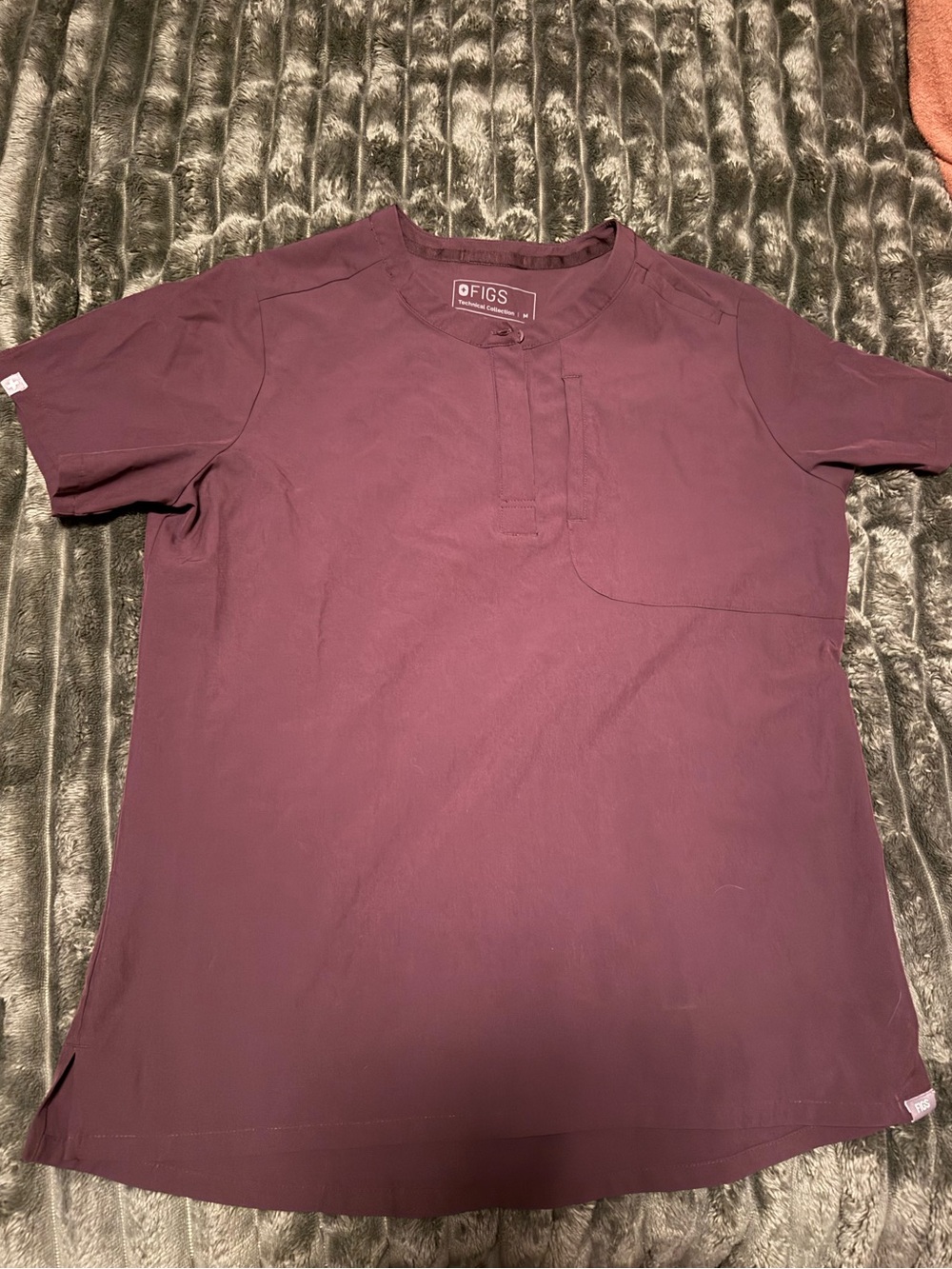FIGS Scrub Top “Espresso” - Picture 2 of 3